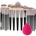 3-20PCS Professional Makeup Brushes Set Soft Fluffy Foundation Eyeshadow Concealer Blending Blush Brush Kabuki Women Beauty Tool