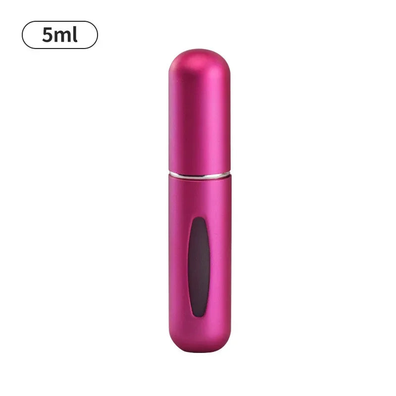 Perfume recarregável spray atomizador, alumínio perfume bomba, mini garrafa para viagens, 5ml