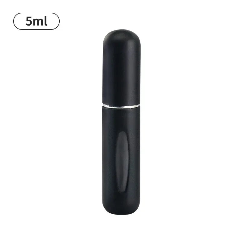 Perfume recarregável spray atomizador, alumínio perfume bomba, mini garrafa para viagens, 5ml