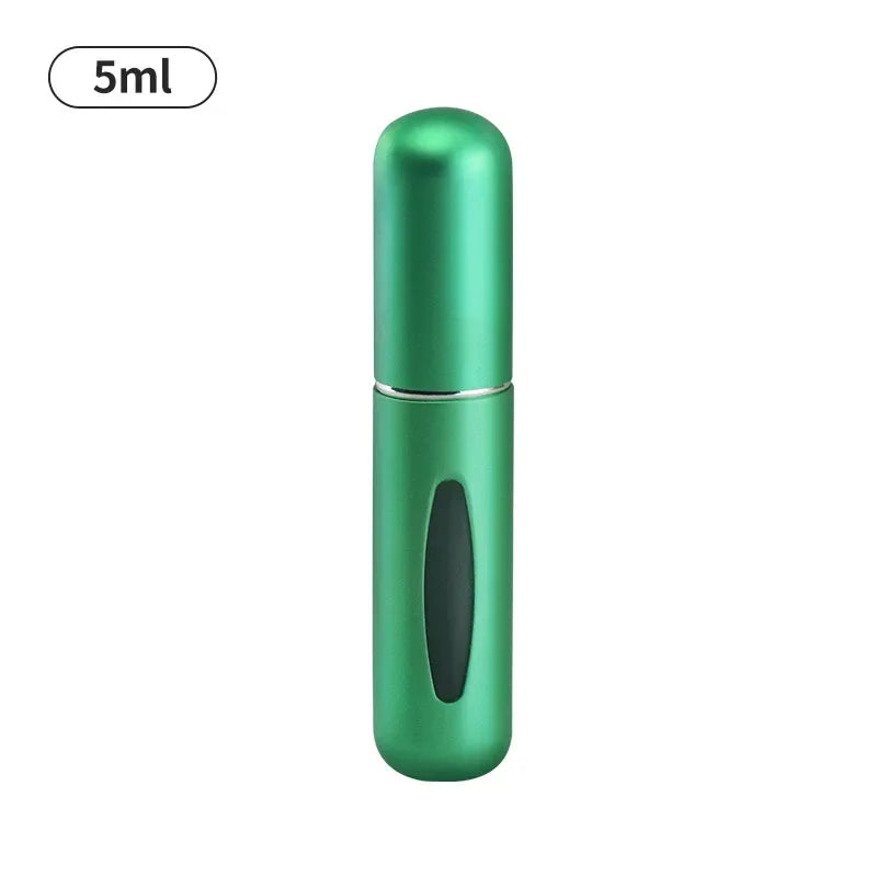 Perfume recarregável spray atomizador, alumínio perfume bomba, mini garrafa para viagens, 5ml