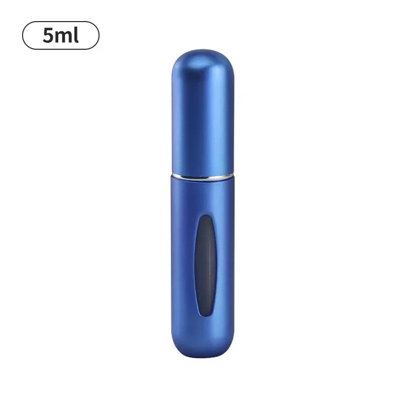 Perfume recarregável spray atomizador, alumínio perfume bomba, mini garrafa para viagens, 5ml