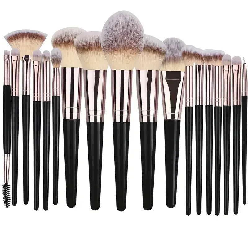 3-20PCS Professional Makeup Brushes Set Soft Fluffy Foundation Eyeshadow Concealer Blending Blush Brush Kabuki Women Beauty Tool